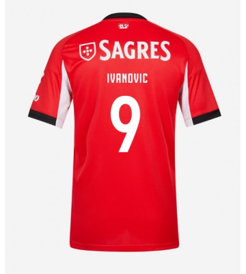 Benfica Franjo Ivanovic #9 Hjemmebanetrøje 2025-26 Kortærmet